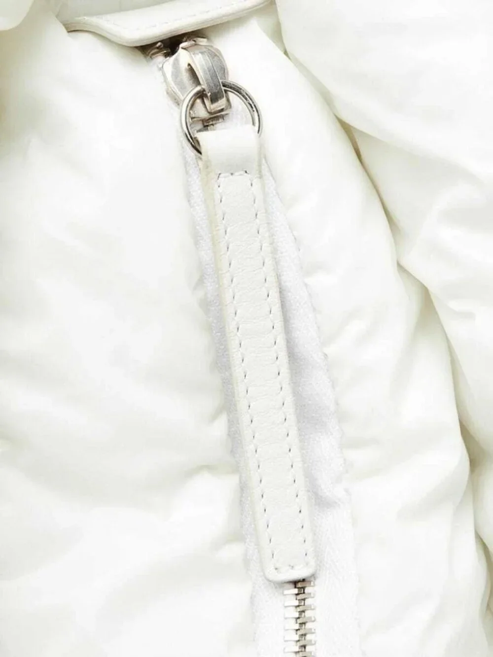 Chanel Dark White Quilted Nylon Coco Cocoon Tote Bag